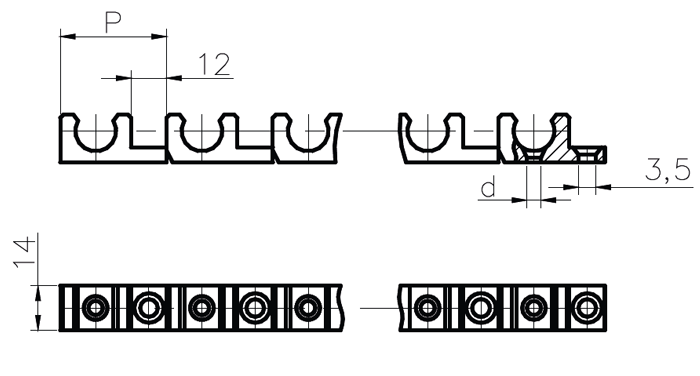 Гребенка для трубки MD | Гребенки | Пневматика | Пневмакс Россия