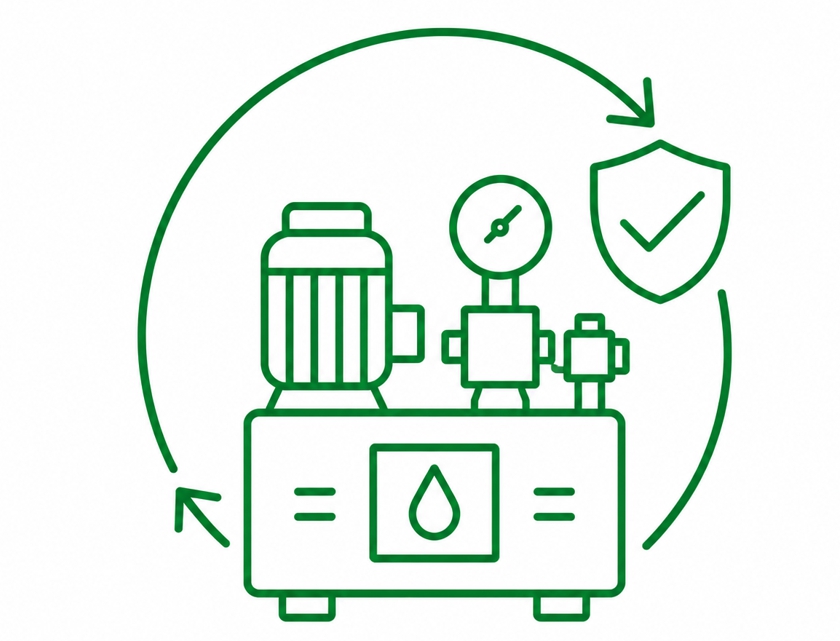 Hydraulic system maintenance