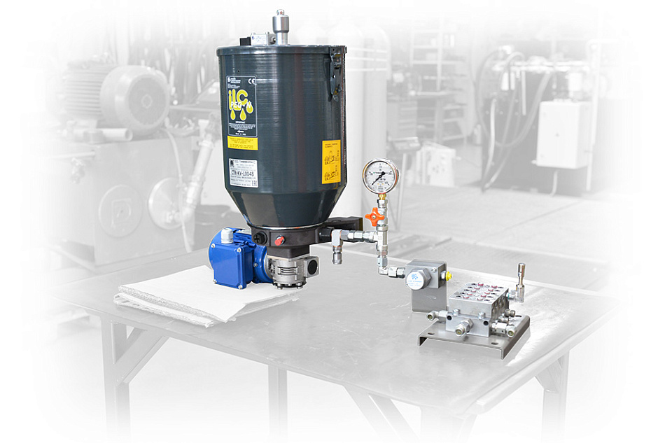 Система консистентной смазки для кантователя рулонов CTR-KV-L0048