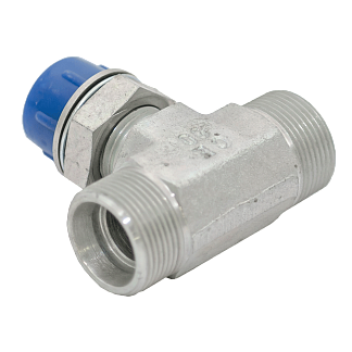 107009.1 - Фитинг Т-образный поворотный c контргайкой