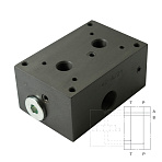 P4D-A/21_1561471 - Плита для монтажа  MRQA* + VR-I* и последующего монтажа плит P2D, сталь