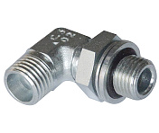 106107.1 - Фитинг угловой поворотный c контргайкой