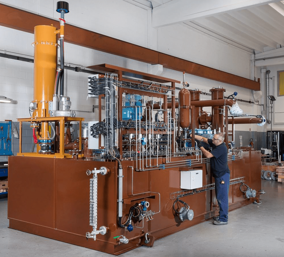 Маслонапорная установка и станция смазки для паровой турбины