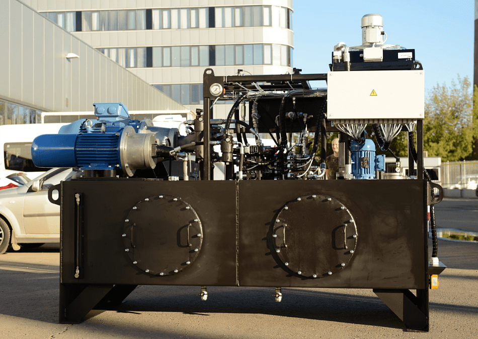 Гидростанция JIC 500/18+18kW/60/5+30/30(OSP081001) для линии изготовления гофрообечайки