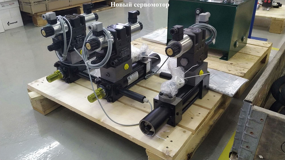 Замена сервомотора Woodward VariStroke-I (VS-I) и маслонапорной установки на паровой турбине M100-B80. CTR-KV-B1675