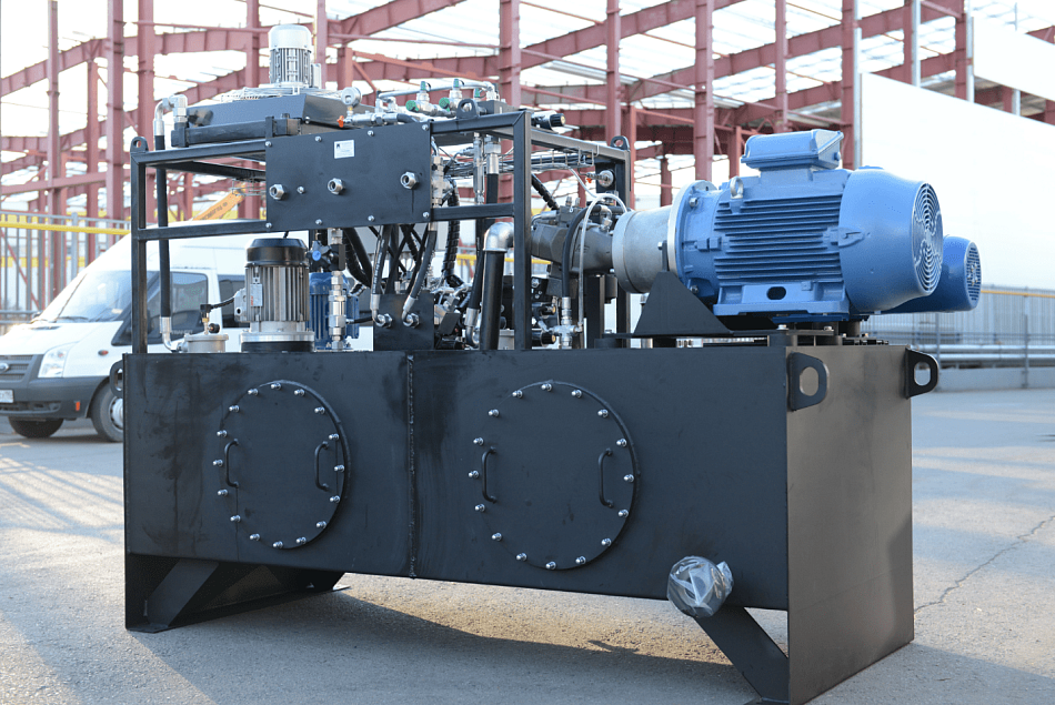 Гидростанция JIC 500/18+18kW/60/5+30/30(OSP081001) для линии изготовления гофрообечайки