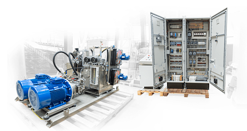 Гидропривод CTR-KV-B1485 кантователя горячекатаных рулонов листовой стали