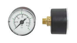 SS17070A.A - Манометр, 1/8 NPT, 0-4бар, нерж. сталь