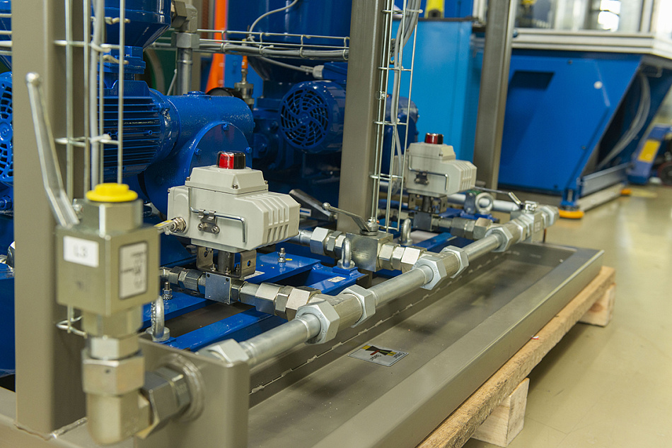 CTR-KV-C0365 - станция пластичной смазки в установке непрерывной разливки стали