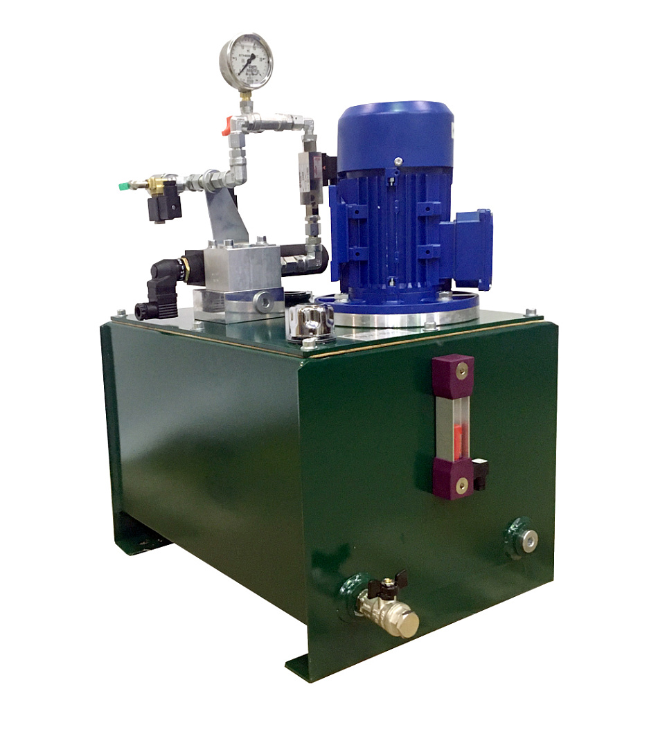 Гидростанция и станция смазки колесорасточного станка