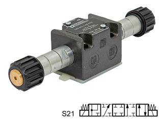 DS3-S21/10N-D00 - Распределитель гидравлический CETOP 03