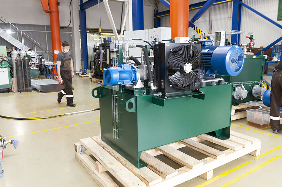 Гидростанция CTR-KV-B1157 для привода механизмов роторно-наклонной печи