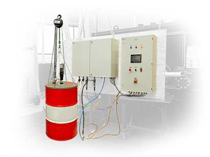 CTR-KV-C0070-CHL - Система густой смазки промежуточного рольганга стана горячей прокатки на базе бочковых пневматических насосов