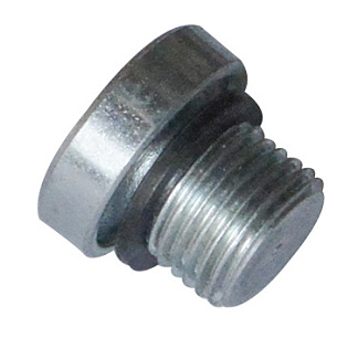 117604 - Заглушка, G1/2", 400 бар, нерж. сталь