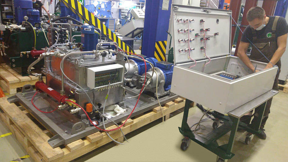 Гидростанция CTR-KV-B1005 разжима электродов в ЭСПЦ