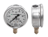 M63-100/10R_(без поверки) - Манометр вибростойкий