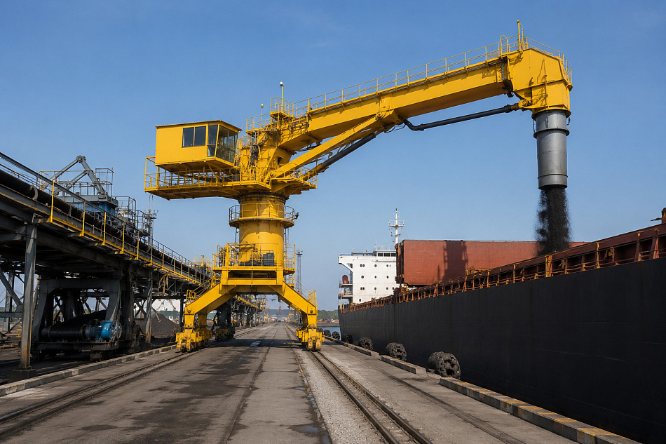 Гидросистема управления корабельным загрузчиком CTR-KV-B1956