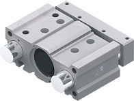 6101.80.0125.B - Цилиндр пневматический усиленный с встроенными направляющими