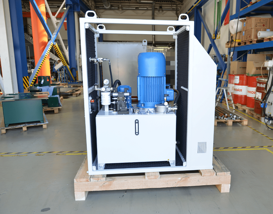 Гидростанция CTR-KV-B1684 сервогидравлической машины для испытания конструкционных материалов при динамических (циклических) нагрузках