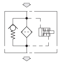 Фильтр с индикатором засорения типа VP