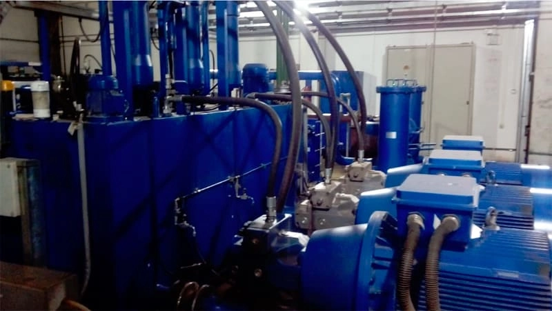 Гидростанция CTR-KV-C0068 для одновременного подъёма свода и фаз печи ДСП