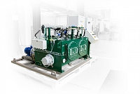 Гидростанция для управления гидроцилиндром, приводящим в движение механизм трубы Вентури