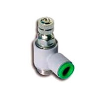 T3006M5P - Дроcсель пневматический без обратного клапана из технополимера