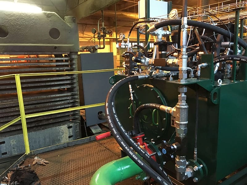 Гидропривод в сборе к фанерному прессу П714-Б - CTR-KV-D0005