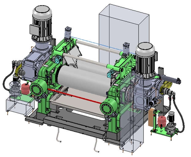 Гидростанция CTR-KV0076 для вальцев СМ 1500 550/550