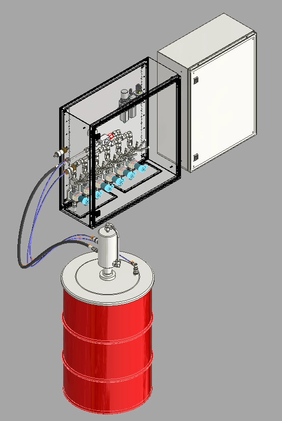 Каскад-заправщик CTR-KV-C0247 для смазочных станций