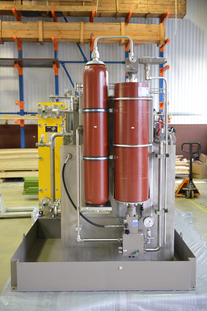 Гидростанция CTR-KV-D0089 для сервоприводов турбины 100 МВт на ТЭС "Максимо Гомес" (Куба)