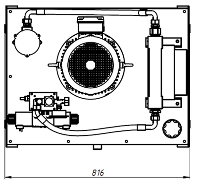 Гидростанция для подъема стола кристаллизатора литейной машины - CTR-KV0770