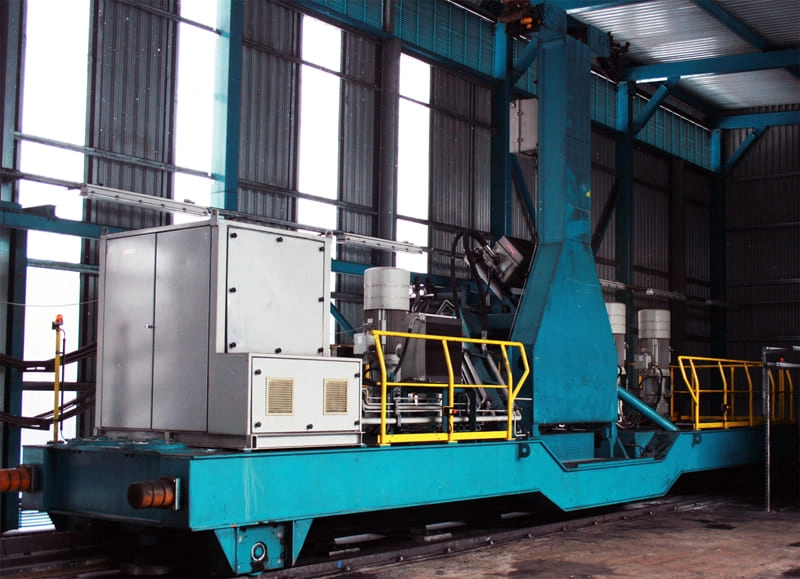 Гидросистема CTR-KV1121 позиционера для подачи груженых полувагонов для разгрузки в вагоноопрокидыватель