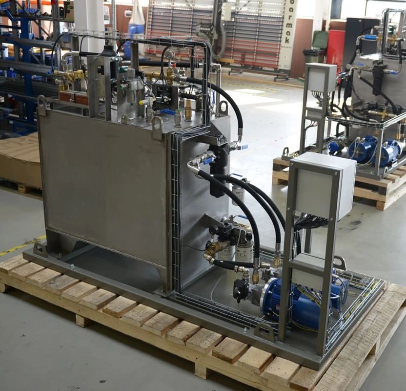 Гидростанция CTR-KV-D0035 для системы подачи рабочей жидкости высокого давления для возбуждения колебаний стенда Т14-01Б