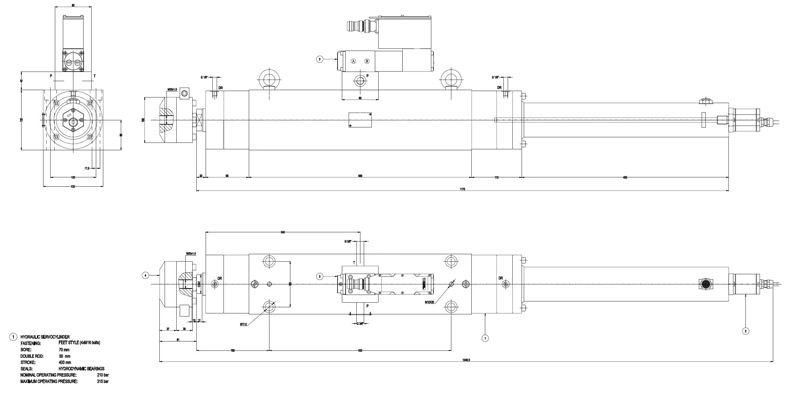 Гидросистема стенда для динамических испытаний шин на скорости