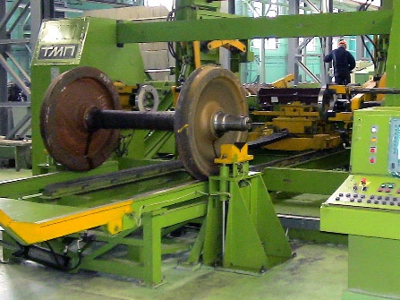 Насосная станция для комплекса автоматизированного монтажа колесных пар вагонов CTR-KV0424