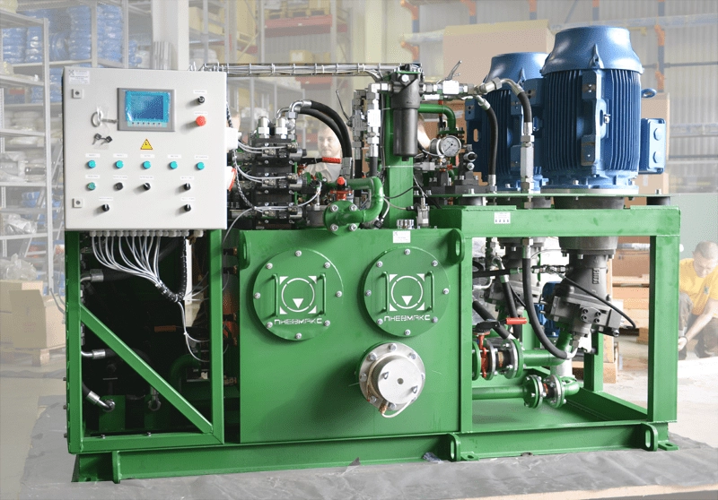 Гидростанция привода совка ферросплавов конвертера CTR-KV1090