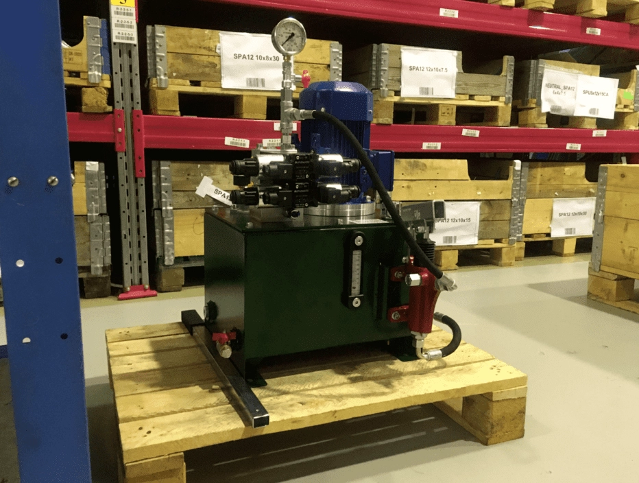 Гидростанция CTR-KV-B1082 для привода шиберных затворок бетонного завода