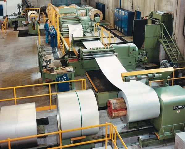 Гидросистема разматывателей