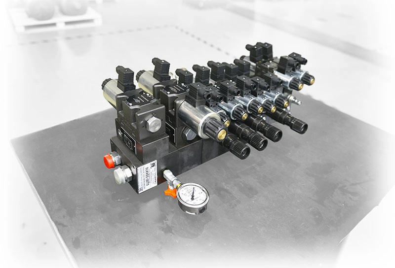 Гидроблок для управления линией гидравлической резки BLKV05-0073