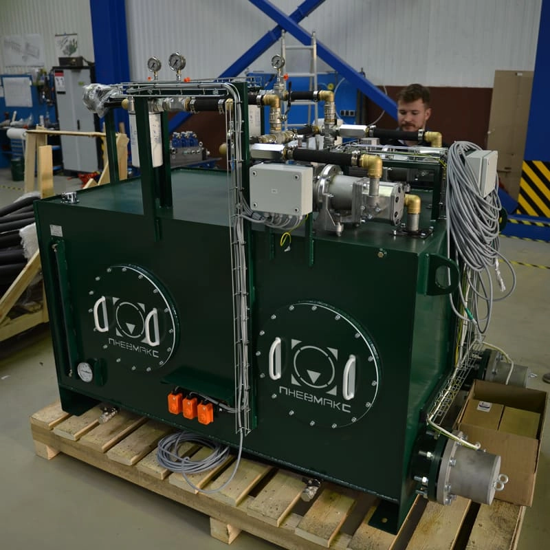 Станция смазки CTR‐KV‐C0023 привода скипового подъемника в доменном цеху