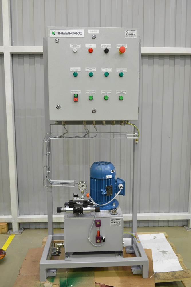 Гидростанция CTR-KV-C0130 для управления механизмом фронтальной заслонки печи