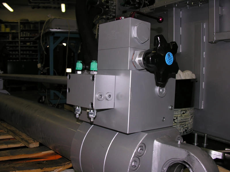 Гидросистема CTR-KV1121 позиционера для подачи груженых полувагонов для разгрузки в вагоноопрокидыватель