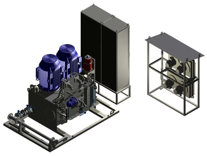 Универсальный силовой гидравлический модуль CTR-KV-D0003-1