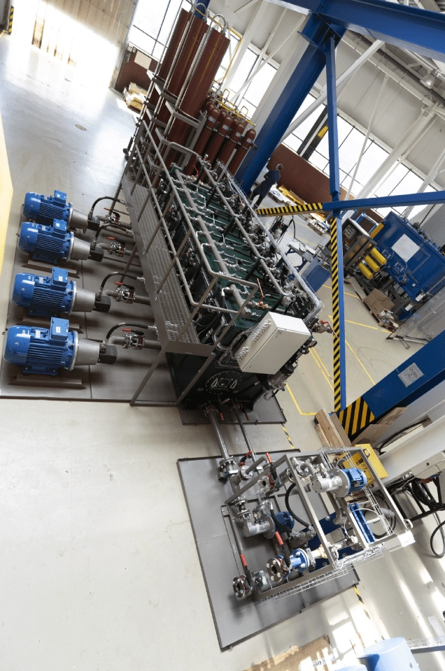 Насосно-аккумуляторная станция (НАС) CTR-KV-D0078 с гидропанелями для дуговой сталеплавильной печи ДСП-25