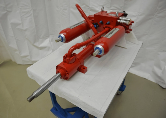 Гидромолот BLKV_SP-0055 для демонтажа фурменного холодильника в доменном производстве