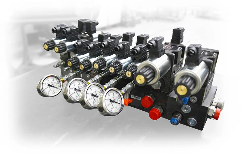 Гидроблок для управления линией гидравлической резки BLKV05-0073