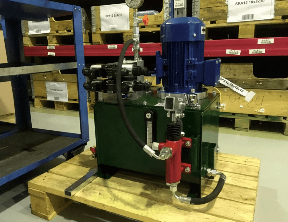 Гидростанция CTR-KV-B1082 для привода шиберных затворок бетонного завода