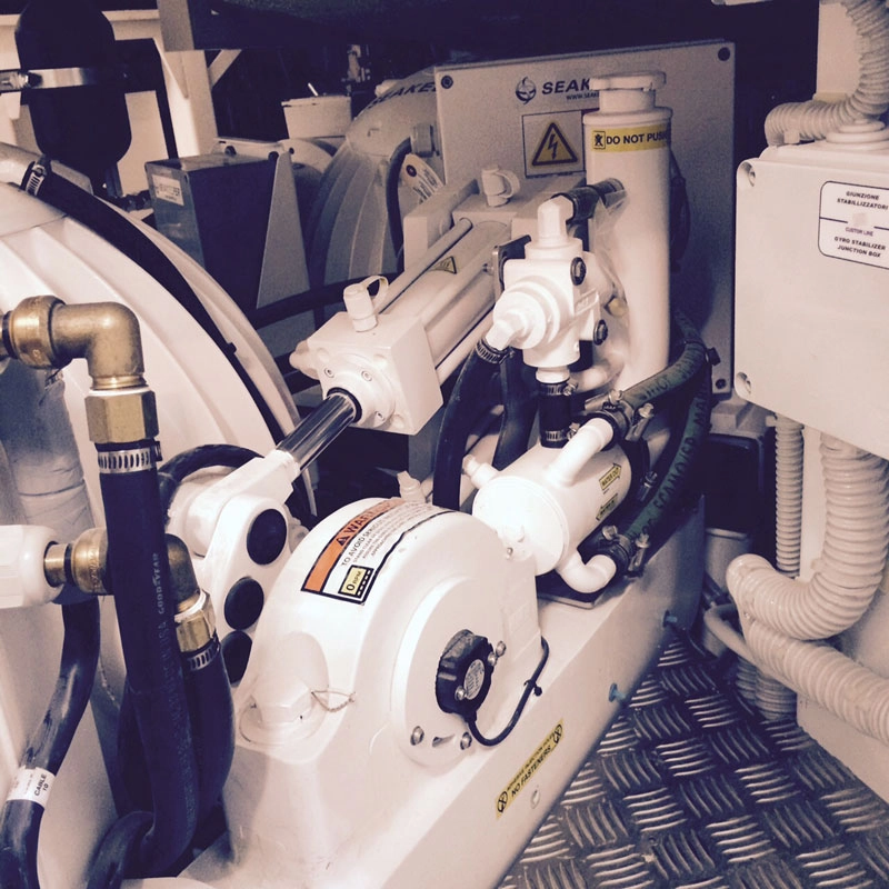  Гидросистема для гироскопического успокоителя качки