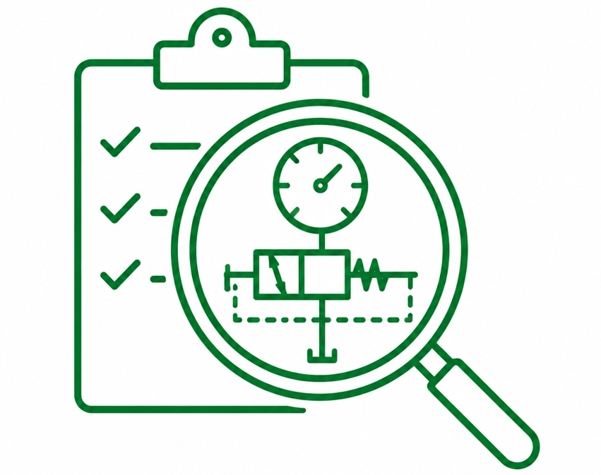 Hydraulic system diagnostics